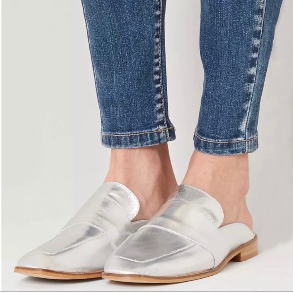 Free People Silver Slides